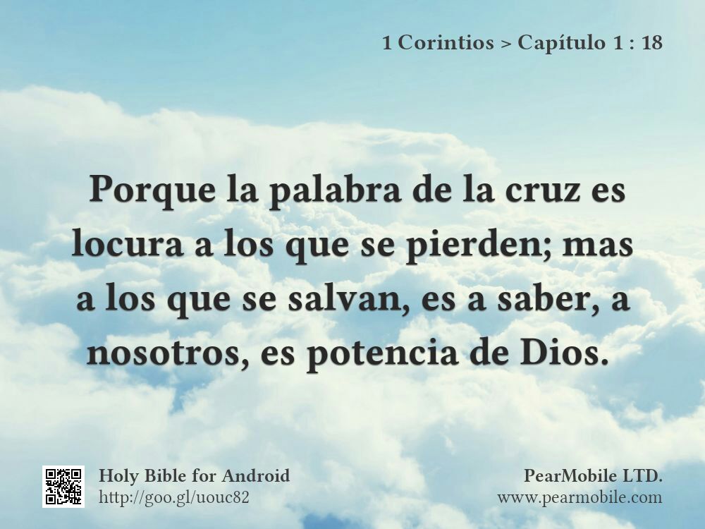 1 Corintios, Capítulo 1:18